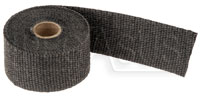Black Header Wrap, 2" wide x 1/16" thick - 15 foot Roll